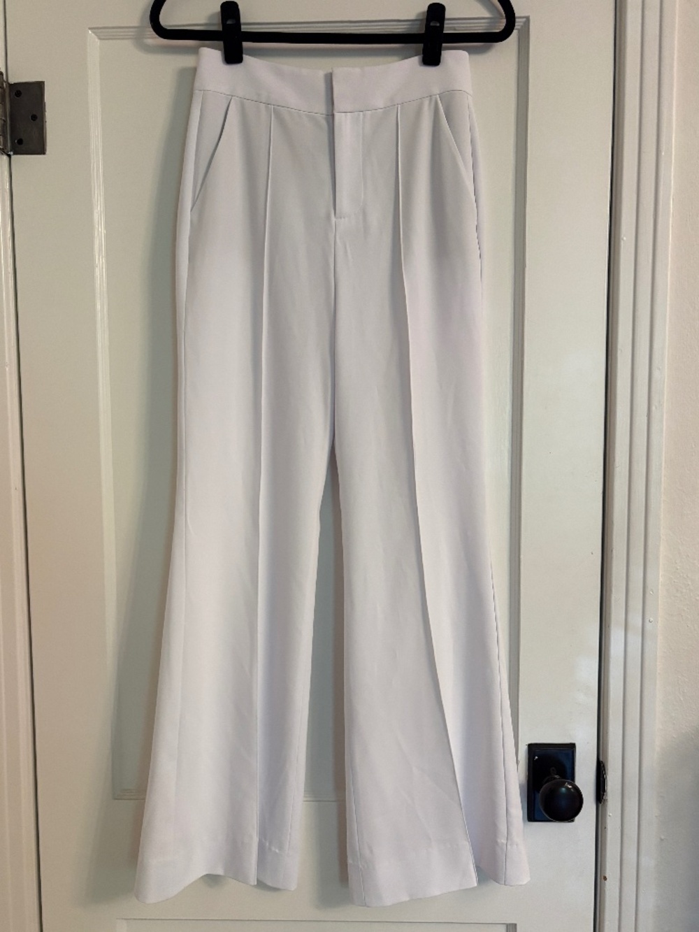 Alice + Olivia Dylan High-Waist Wide-Leg Pants